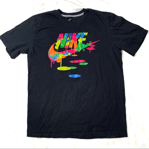 nike drip logo shirt